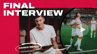 Farewell Interview with Benjamin Sesko [upl. by Aicilev795]