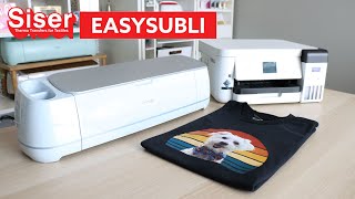 Siser  EASYSUBLI  Sublimación en prendas de color y algodón Cricut Epson F170 [upl. by Atidnan]