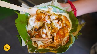 Chandigarh Famous Garg Mix Bhalla Papdi Chaat Rs 60 Only l Chandigarh Street Food [upl. by Ydnak]