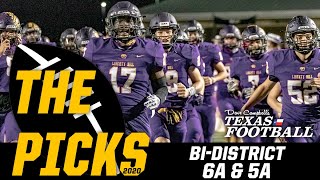 Texas High School Predictions 6A amp 5A BiDistrict Playoffs 2020 [upl. by Estrin91]