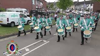 Ulster Grenadiers FB  Rathcoole Protestant Boys FB Annual Parade 240623 [upl. by Clippard542]