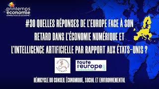 30 Quelles réponses de lEU face à son retard dans léconomie num et lIA par rapport aux USA [upl. by Zetta740]