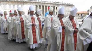 Procesión en Ceremonia de Posesión de Mons Rubén Salazar [upl. by Pip180]