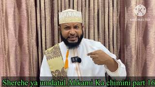 Sherehe ya Umdatul Ahkami Ka Chimini part 16 Hadith number 151 to 160 [upl. by Alesi]