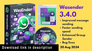 Wasender 340  WA Sender latest version  Download WhatsApp Marketing Software WASENDER [upl. by Ky]