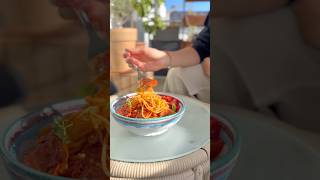 Spaghetti mit scharfer Salami food cooking recipe spaghetti pastaeasypastarecipe easycooking [upl. by Grube582]