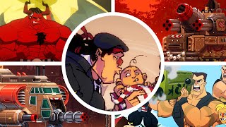 Broforce Forever  All Bosses  Endings No Damage [upl. by Ateiram]