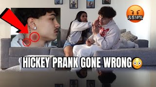 HICKEY PRANK ON GIRLFRIEND GONE WRONG [upl. by Nosmoht]