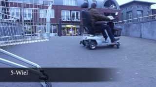 Vergelijk 3 4 amp 5wiel scootmobiel op 10 graden helling [upl. by Traggat594]