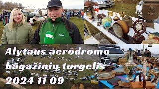 Alytaus aerodromo bagažinių turgelis 2024 11 09 [upl. by Eylrahc]