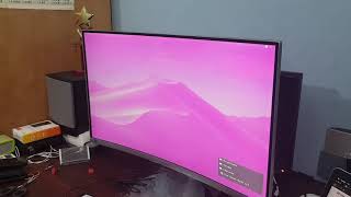 SAMSUNG 27 inch Curved Monitor Unboxing [upl. by Nolitta]