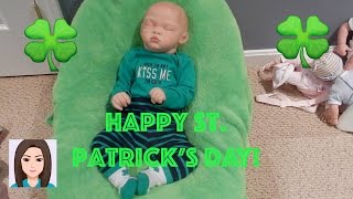 Changing Reborn Baby Shane For St Patricks Day [upl. by Teraj]