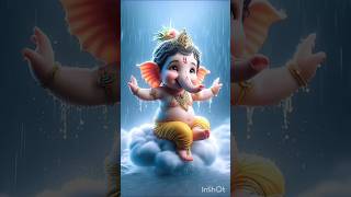 Cute Ganpati Song🔥🔥 Viral Trend  shorts shortsfeed bhakti youtubeshorts cuteganesha [upl. by Ja]