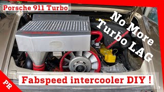 Fabspeed intercooler DIY install on Porsche 911 turbo  NO MORE TURBO LAG [upl. by Weyermann]