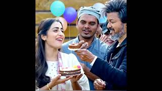 Arabic Kuthu song l Halamithi Habibo l Cute moment l Cake l Thalapathy Vijay l Trisha l Happy Life [upl. by Oliver]