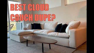 Living Spaces Utopia 2023 Review  RH Cloud Dupe [upl. by Burack507]