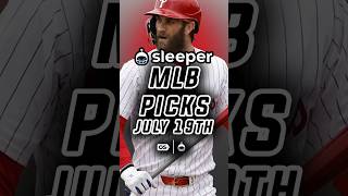 Best MLB Sleeper picks for today 719  Sleeper Picks Promo Code [upl. by Lekkim]