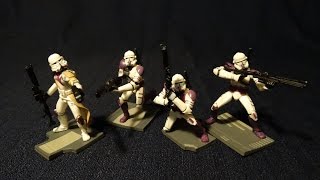 Star Wars Unleashed Battle Pack Review 187th Legion Troopers [upl. by Eta748]