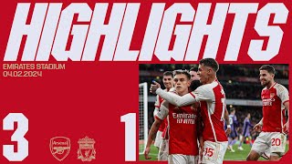 A BIG THREE POINTS  Arsenal vs Liverpool 31  Highlights  Saka Martinelli Trossard [upl. by Freddy]