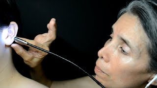 ASMR REVISO TUS OÍDOS EN PERSONA REAL [upl. by Thadeus]