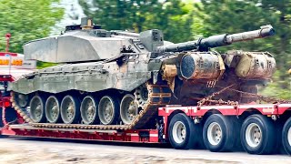 More Challenger 2 tanks deploy to Europe [upl. by Skylar]