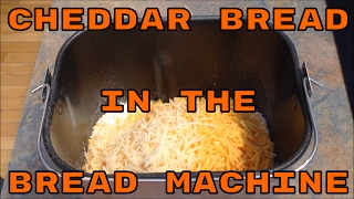 Cheddar Bread in the Bread Machine  Leighshome [upl. by Ise]