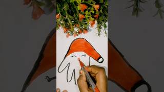 Easy santa Claus drawing for kids shorts feed shorts kids kids youtube comedy art [upl. by Eniliuqcaj]