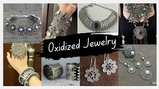 Oxidized Jewelry  Silver Jewelry  Traditional Silver Jewelry  silverjewelry fashion jewellery [upl. by Hinze892]