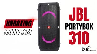 JBL Partybox 310 Unboxing amp Sound Test [upl. by Uamak183]