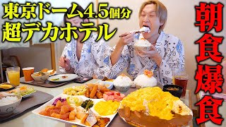 【大食い】東京ドーム45個分…。和歌山の広すぎるホテルの朝食ビュッフェが最高に美味すぎて食欲暴走！【ぞうさんパクパク】【朝食大食い】 [upl. by Jessie]