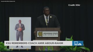 KSU athletic director says hes a better man for knowing former basketball coach Amir AbdurRahim [upl. by Nohsreg]