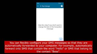 SMS Forwarder  automatization forward SMS to PC [upl. by Annyrb]