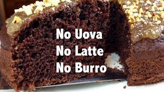 Torta allacqua con cacao pere e nocciole Senza Uova Senza Latte Senza Burro [upl. by Nhar3]