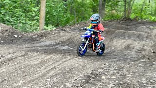 MX23 Peewee Track  3 year old Catching AIR [upl. by Mou]