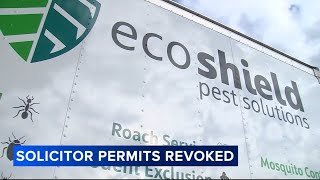 Pest solutions company has soliciting permits revoked by multiple townships following complaints [upl. by Etana]