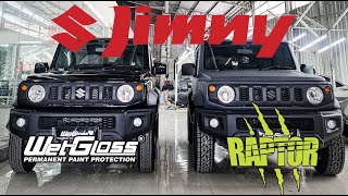 BUKAN REPAINT TAPI RERAPTOR SUZUKI JIMNY FEAT WETGLOSS [upl. by Sinylg535]