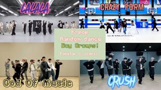 MIRRORED BOY GROUPS KPOP RANDOM DANCEnew and iconic [upl. by Icyak]