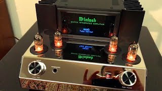 NEW McIntosh MA 252 Hybrid Amp  Tube warmup amp First listening [upl. by Gabrielson]