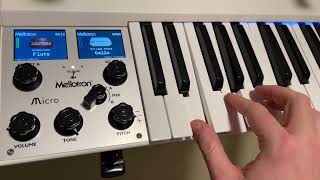 Comparing Nord Electro D6 Mellotron Flute to Mellotron Micro [upl. by Towne585]