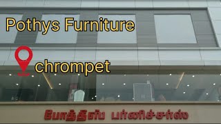 POTHYS FURNITURE Chrompet Chennai  Shopping video [upl. by Hawk35]