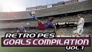 Retro PES Goals Compilation  Vol 1  PS1  PS2  PS3 [upl. by Miran]