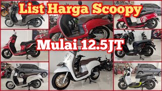 HARGA SCOOPY BEKAS 2022 TERLENGKAP [upl. by Akilaz881]