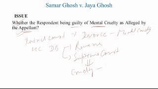 Samar Ghosh v Jaya Ghosh mentalcruelty divorce facultyoflaw delhiuniversity hindulaw [upl. by Moreno]