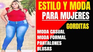 Moda para gorditas  18 estilos en moda y ropa para gorditas 👗👠👜👌 moda 2020 [upl. by Kreiker]