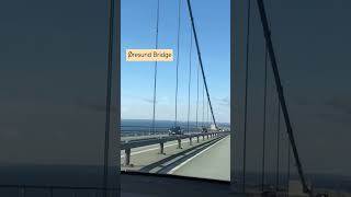 Øresund bridge connect Denmark with Sweden öresundsbron bridge travel [upl. by Scribner]