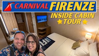 Carnival Firenze Inside Cabin Tour Stateroom 10223 [upl. by Domenic]