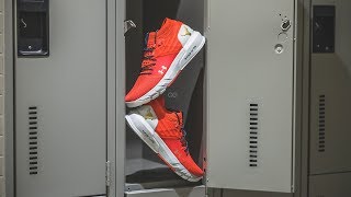 Under Armour Project Rock 2 quotBlood Orangequot Review amp OnFeet [upl. by Oryaj]