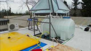 Pyramid Photobioreactor Installation for Microalgae Oil Production [upl. by Nellir368]