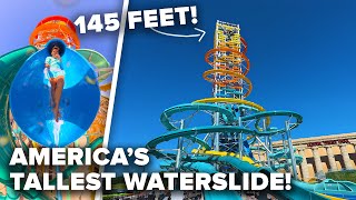 America’s TALLEST Waterslide  NEW Slide POV’s at Mt Olympus Wisconsin Dells [upl. by Veljkov]