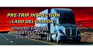 🚦CDL INSPECCIÓN PREVIA AL VIAJE LADO DEL CAMIÓN🚦 PRETRIP INSPECTION SIDE OF THE TRUCK  🚦 [upl. by Alisa38]